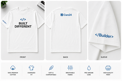 Built Different Oversized Tee