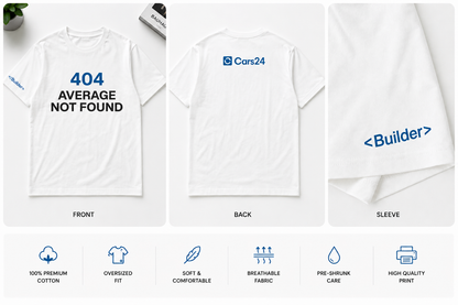404: Average Not Found Oversized  Tee