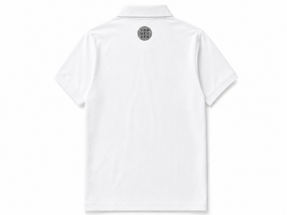 Cars24 Premium White Polo Tee – Crashfree India Edition