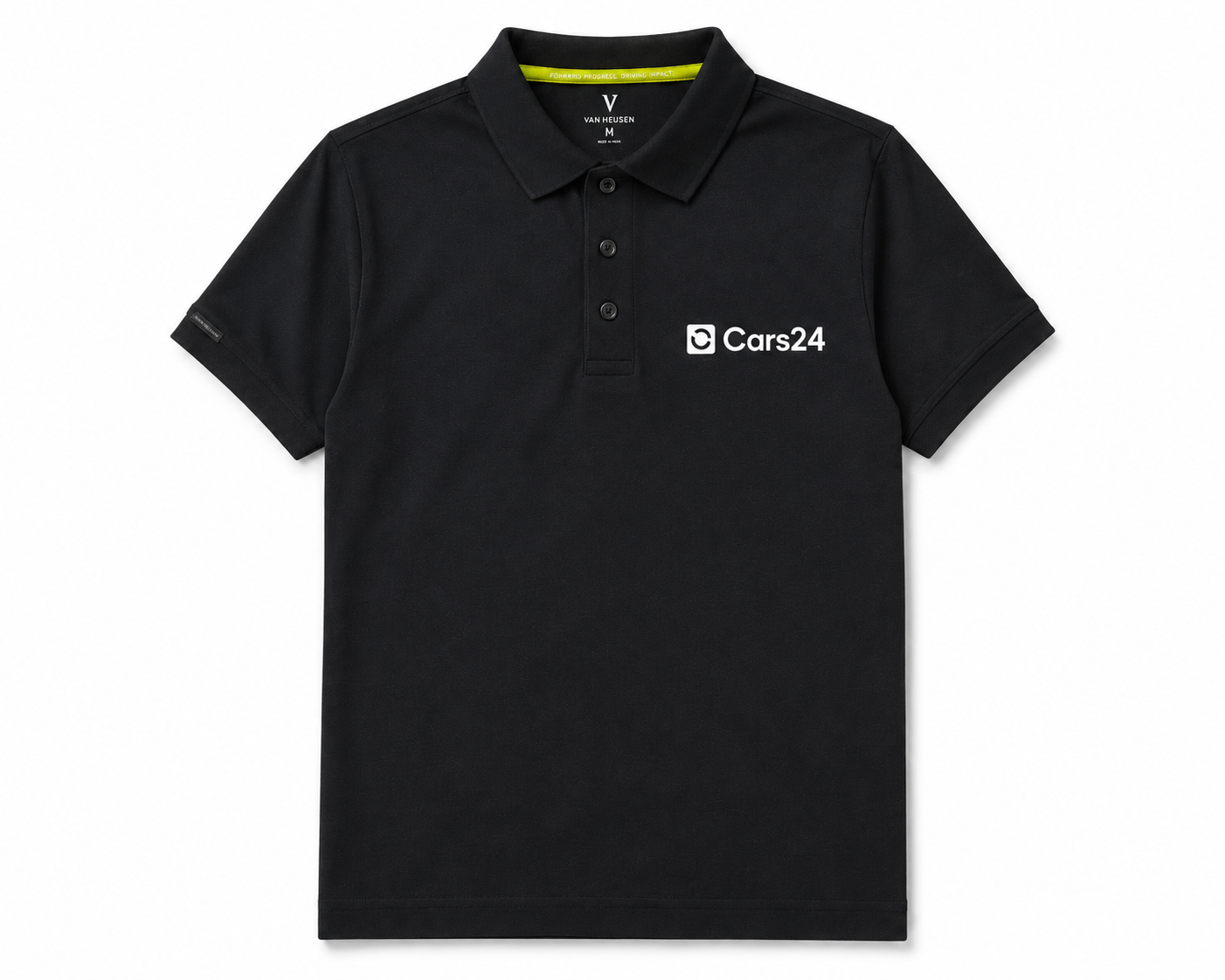 Cars24 Premium Black Polo Tee
