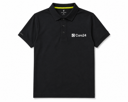 Cars24 Premium Black Polo Tee