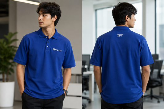 Cars24 Premium Blue Polo Tee